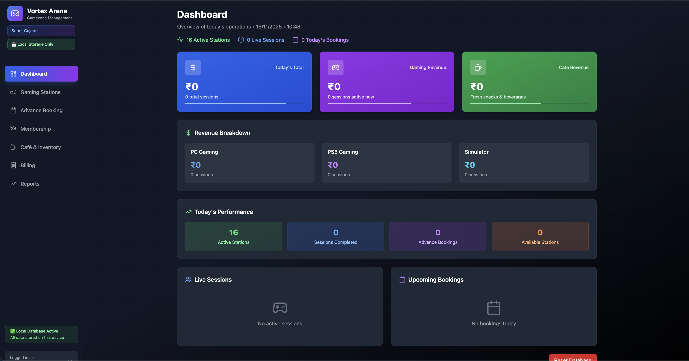 GameZone – Interactive Full-Stack Gaming Platform